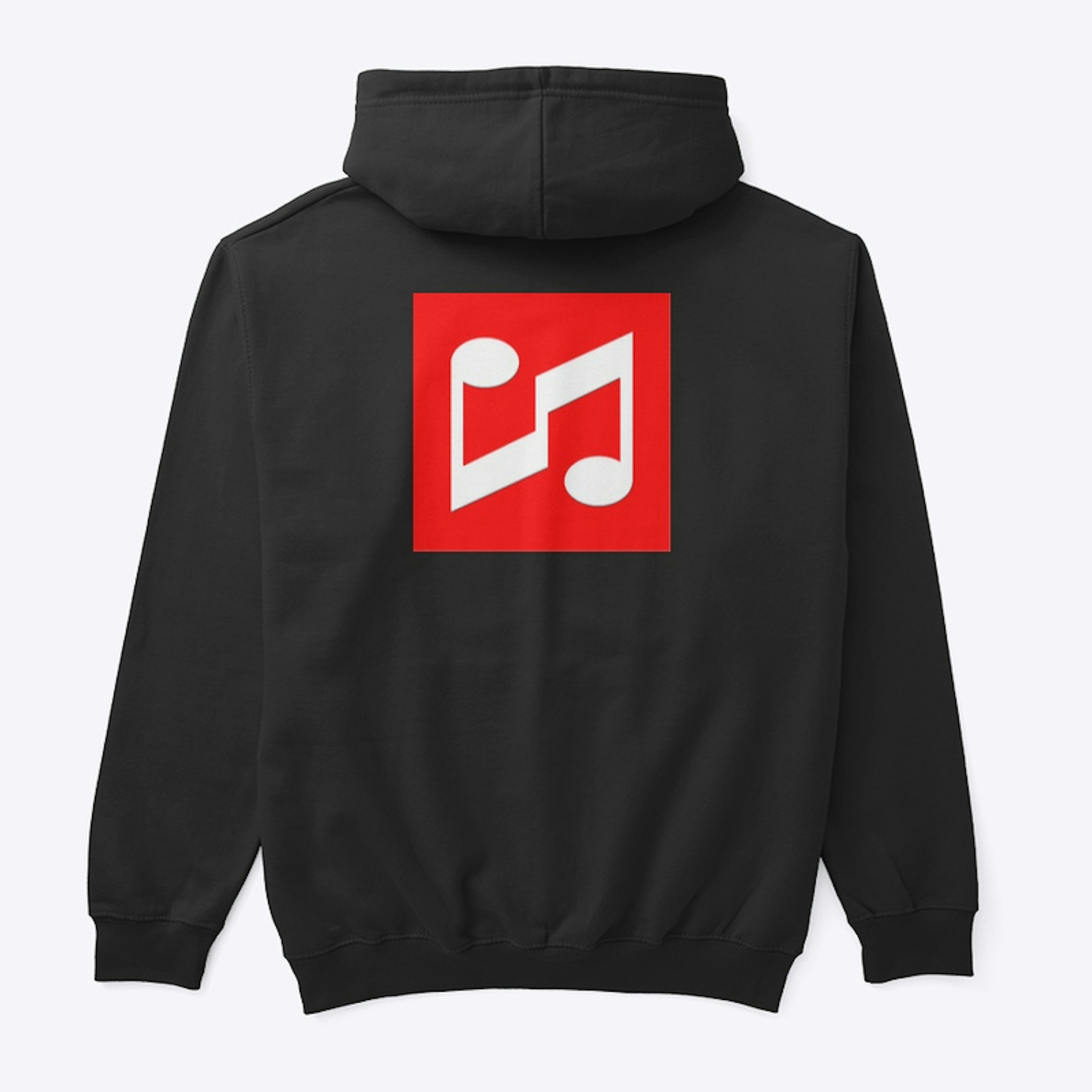 Pull over hoodie logo front and back